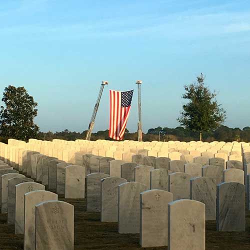 SRQ Veteran Wreath Ceremony Support Vets